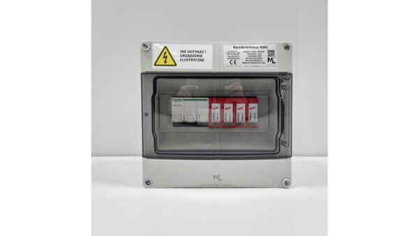 Rozdzielnica AC TYP22 ‑ RAC22/3F/B16A/T2 do 8kW ‑ K60N‑B16‑3 / IP65 / 400V AC / 1000V DC / WEW.