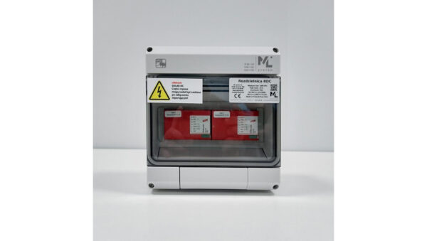Rozdzielnica DC TYP12.1 ‑ RDC12.1/2M/T1+T2/UV ‑ 2MPPT / IP65 / 1000V AC / 1500V DC / ZEW.