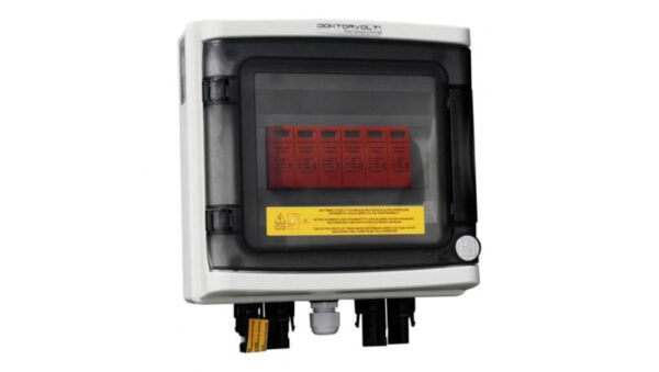 Rozdzielnica PV Fotowoltaiczna Solarna 2‑Stringowa DC 1000V T2 Doktorvolt 9474