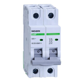 Rozłącznik izolacyjny fotowoltaiczny PV 50A 2‑biegunowy 2P (500V DC) 2‑modułowy NOARK