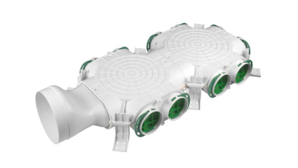 Skrzynka rozdzielcza rekuperacyjna boczna VCB160‑10 fi160 ‑ 10 x 75mm Awenta