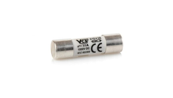 Wkładka bezpiecznikowa cylindryczna topikowa gPV 10x38 32A 1000V DC / CF‑10‑32A