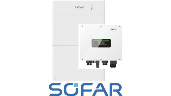 Zestaw: SOFAR Inwerter hybrydowy HYD10KTL‑3PH