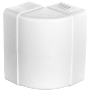 Kolano pionowe 90 stopni 120x60mm białe 460