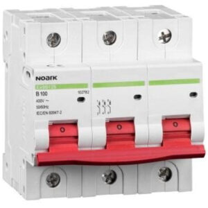 NOARK Wyłącznik nadprądowy 3P Typ B 100A 15kA AC (102782)