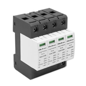 Qoltec Ogranicznik ochronnik przepięć AC 4P 420V T2 C