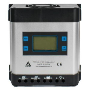 Regulator solarny Kontroler ładowania MPPT 30A 12V/24V LCD AZO