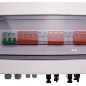Rozdzielnica hermetyczna PV 1000V DC/AC 2 stringi + wkładki gPV