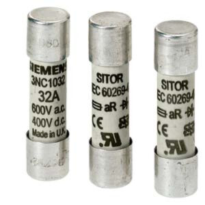 Wkładka bezpiecznikowa cylindryczna SITOR aR 10A 10x38mm 3NC1010 /10szt./