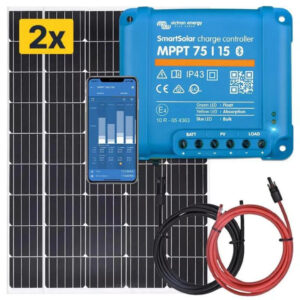 Zestaw do kampera ‑ panel sztywny 2x 115W